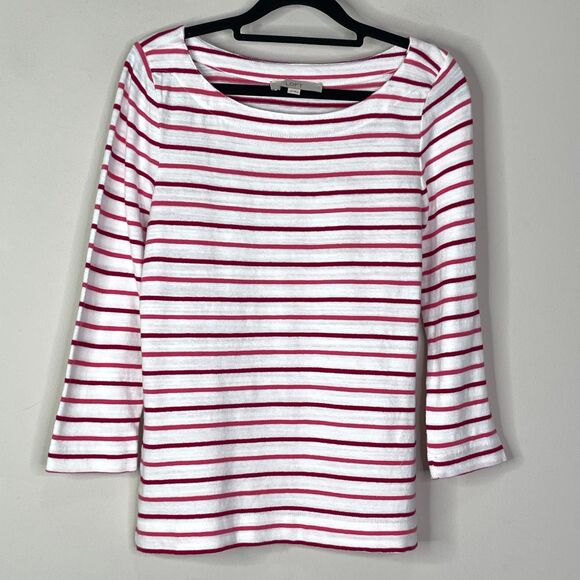 LOFT 2023 Striped Harbor Tee Women's Size XS - Picture 1 of 9